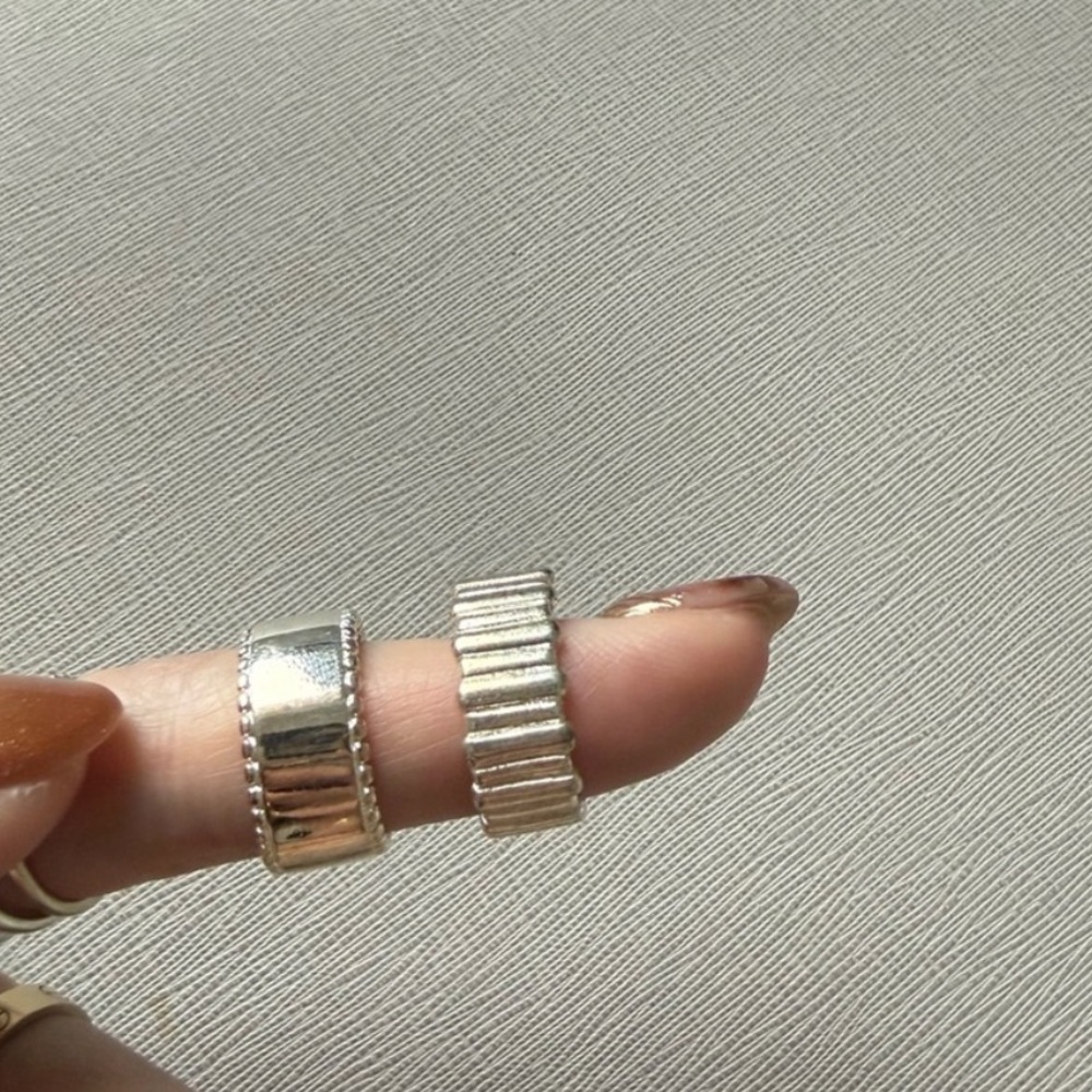 Silver rings